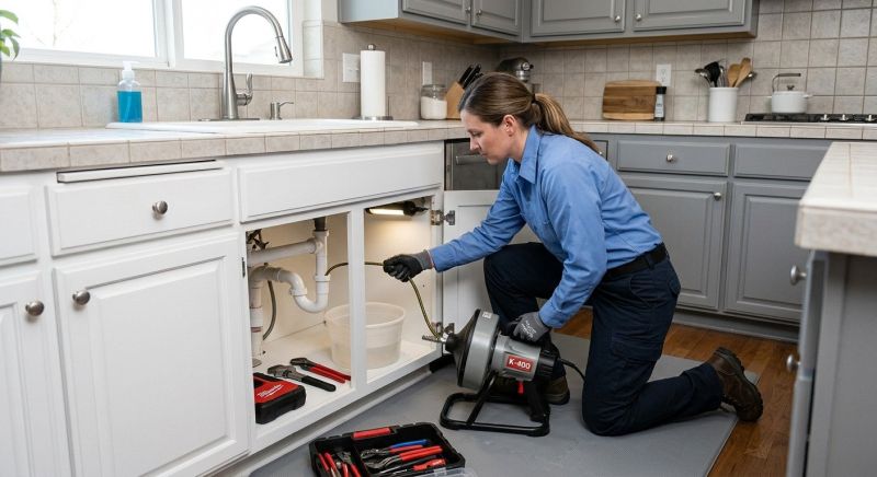 Clogged Drain Repair project example