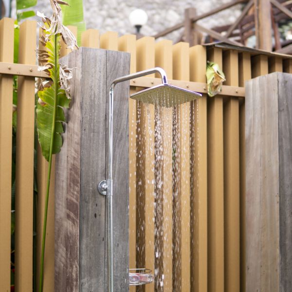 Outdoor Shower Plumbing